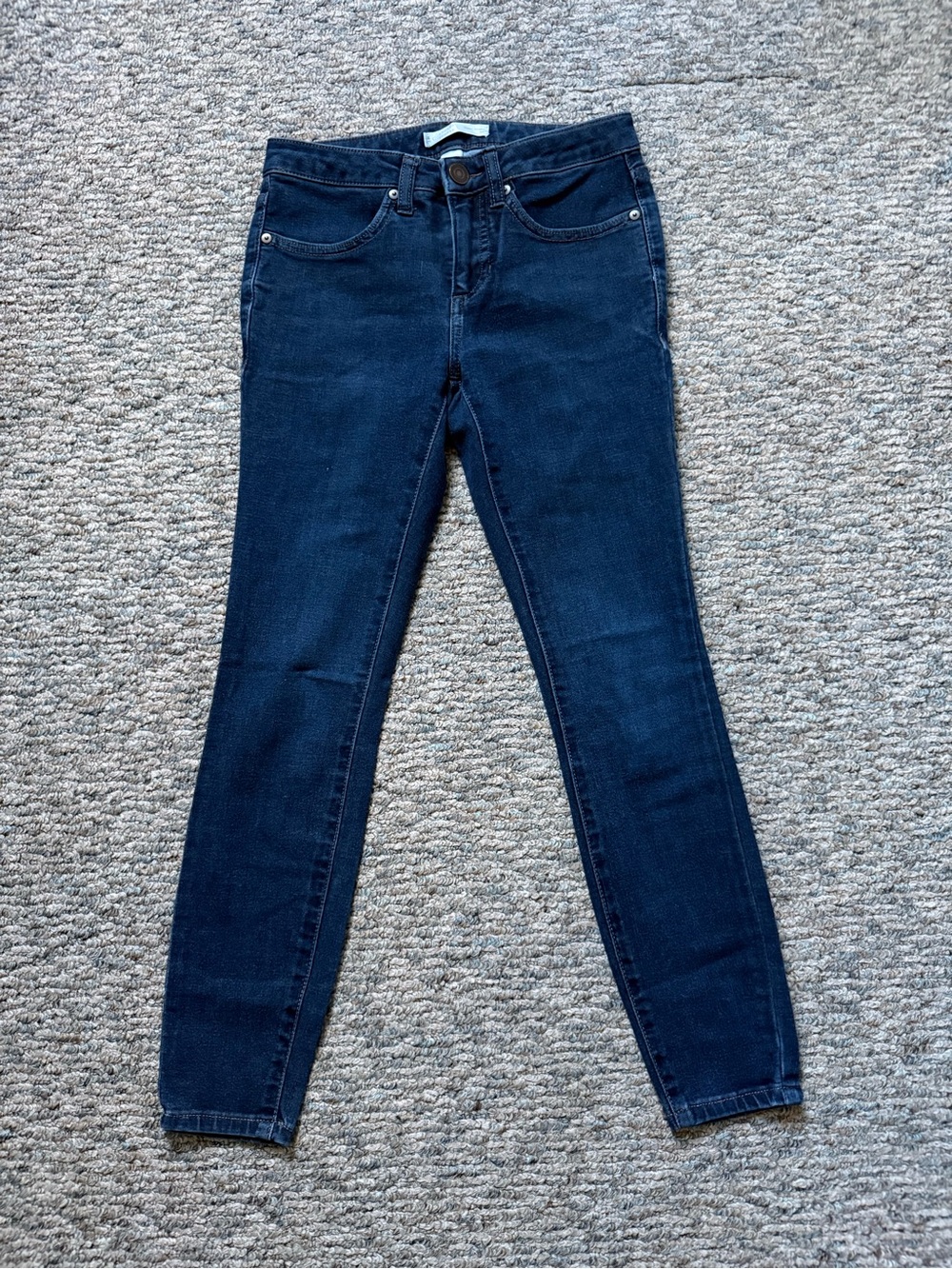 LC Lauren Conrad Navy Skinny High-Rise Jeans